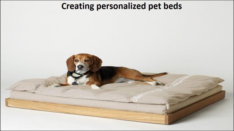 Creating personalized pet beds